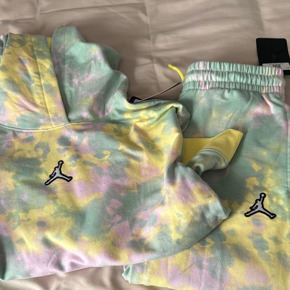 Kids Jordan Tie-Dye Hoodie and Joggers Set